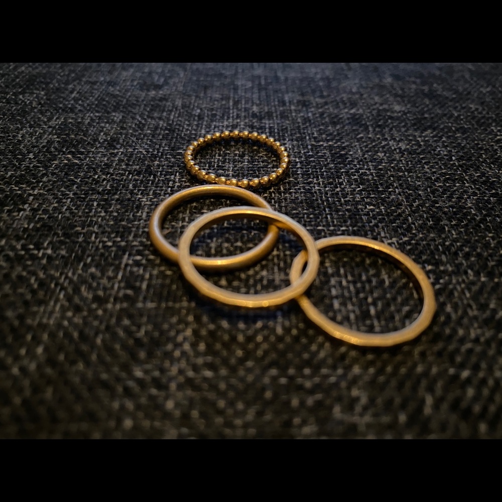 Madewell Simple Stacking Rings